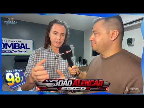 Senador Veneziano participa da festividade de Pombal
