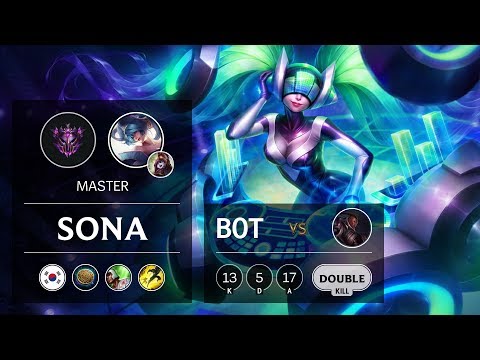 Sona Bot vs Lucian - KR Master Patch 9.11