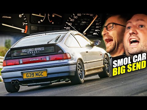 '89 Honda CRX 😍 No VTEC, MAXIMUM REVS! // Nürburgring