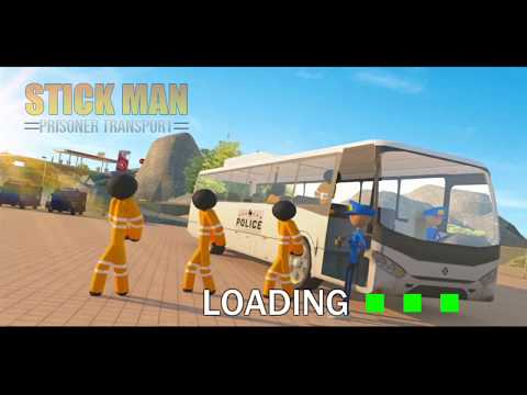 transport stickman prisoner bus driving 2020