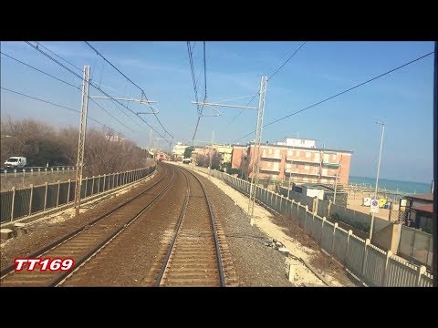 Retro - Cab Ride IC 623 Linea Ancona - Pescara 2° Tratto Porto Recanati - Civitanova [HD 2019]