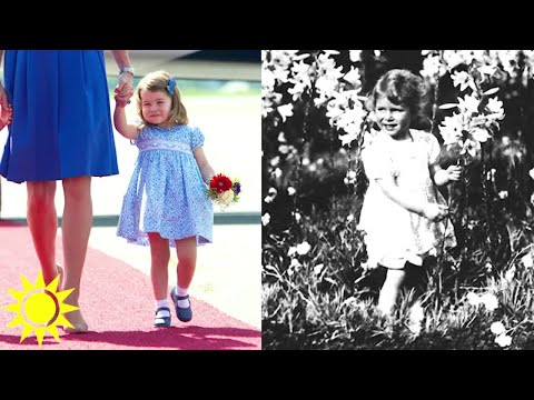 Brittiska lill-prinsessan ser precis ut som drottning Elizabeth! - Nyhetsmorgon (TV4)