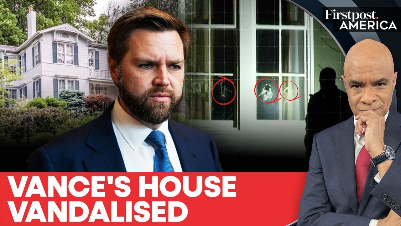 JD Vance's Home Attacked: Man Smashes Windows of Ohio Residence | Firstpost America | N18G