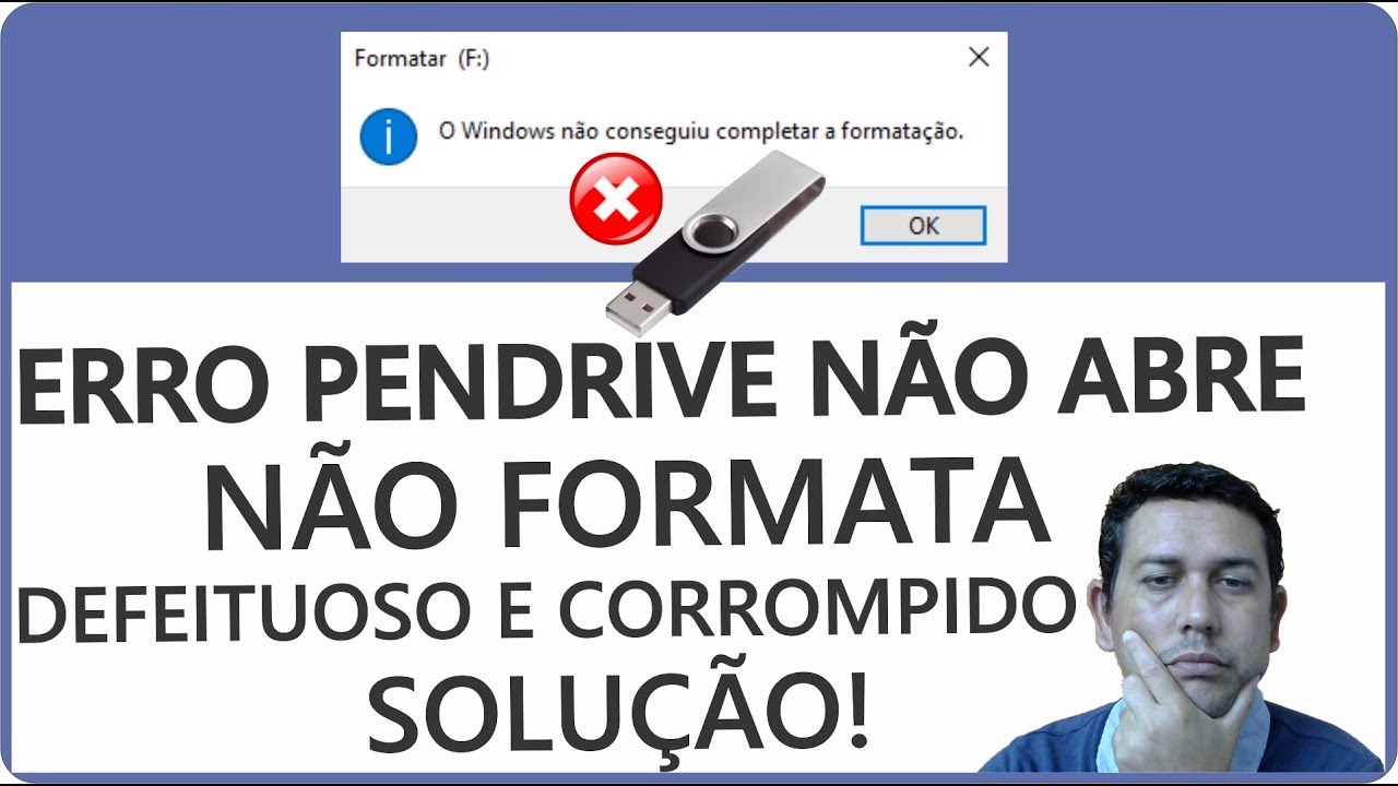 Como RECUPERAR Pendrive DEFEITUOSO, CORROMPIDO, não Formata, não abre e não alocado, Solução!