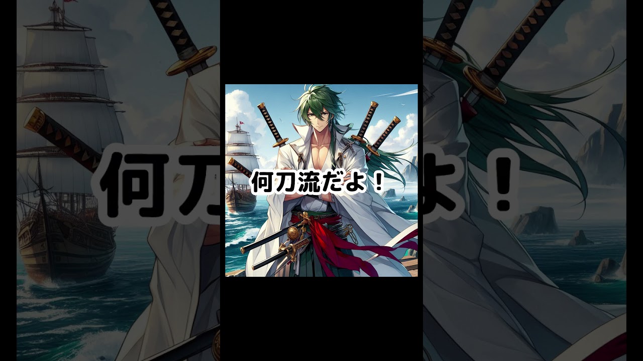 AIにONE PIECEのキャラ描かせてみた　#shorts #AI #画像生成 #画像生成ai