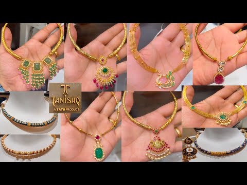 Latest 2026 Tanishq Gold Bridal Hasli Necklace Designs | Weight and Price | Tanishq & Others Hasli 