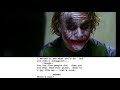 From Script to Screen - The Dark Knight - Interrogation Scene