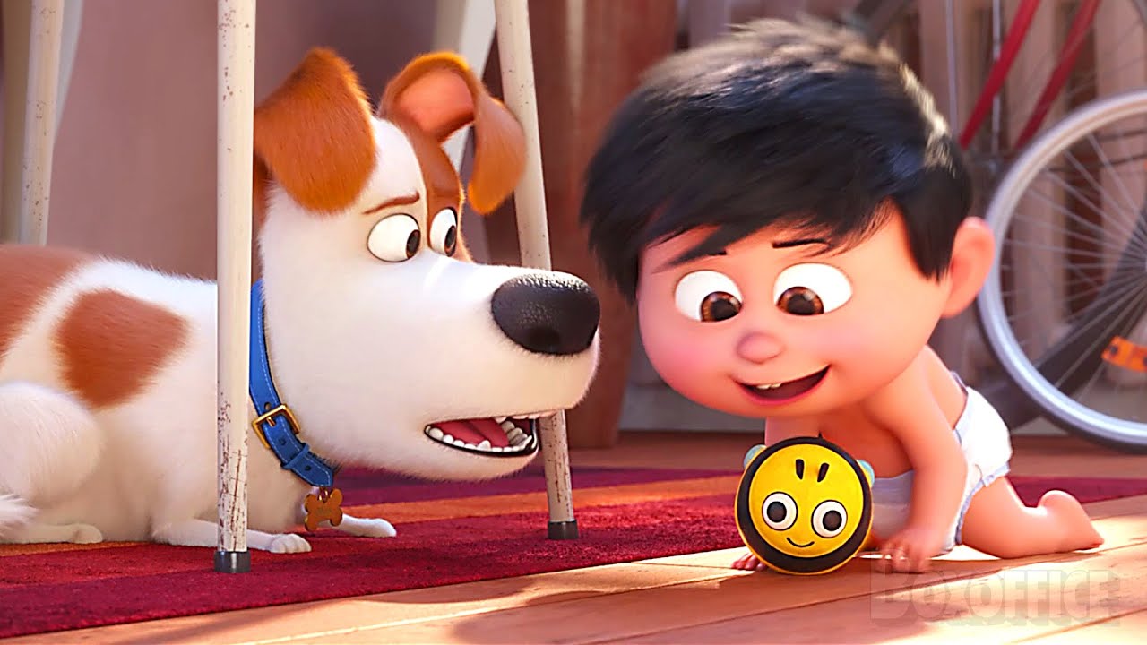 Un perro y un bebe aprenden a conocerse ❤️ | La vida secreta de tus mascotas 2 | Clip en Español