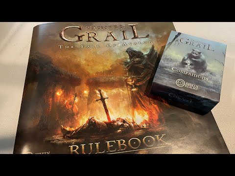 Tainted Grail Fall of Avalon 2.0 rule changes and companions unboxing