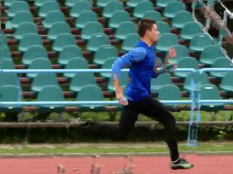 Boda Boldizsár futása ritmusgáton 1 - lassítva