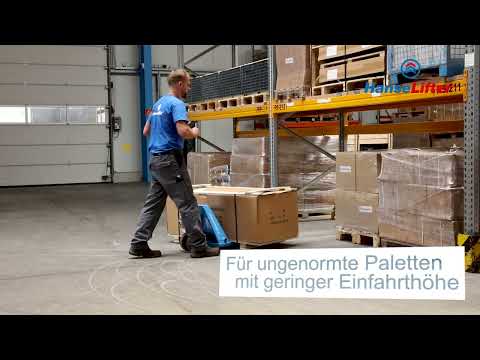 HanseLifter Niederflurhubwagen BF-L Tragkraft bis zu 1500kg-youtube_img