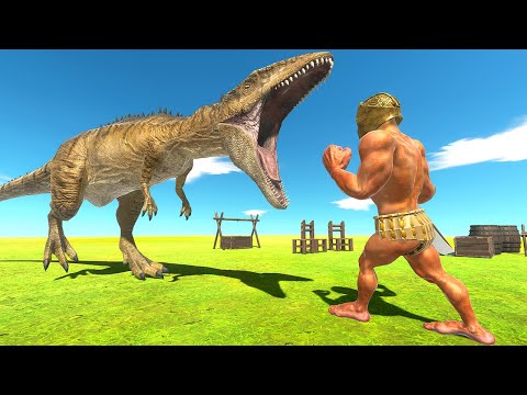 NEW Dinosaur Unit vs ACHILLES - Animal Revolt Battle Simulator