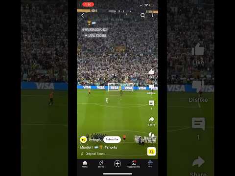 Montiel scores last penalty 🥹|Eremika in the World Cup final #argentinafrance #shorts #qatar