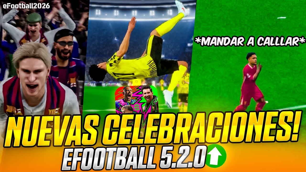 🎁Epicos Por Navidad🎁Y NUEVAS CELEBRACIONES🕺V5.2 EFOOTBALL 2026 & EFOOTBALL MOBILE!🏟️