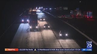 Winter storm brings traffic challenges to I-5 Grapevine