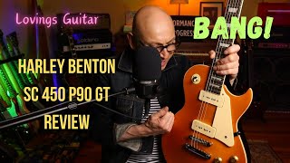 Video thumbnail for Bang for the buck or what? Harley Benton SC 450 P90 GT Guitar Review by Lovings Guitar