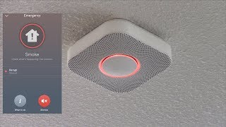 Testing the Nest Protect Smoke Alarm with Fire