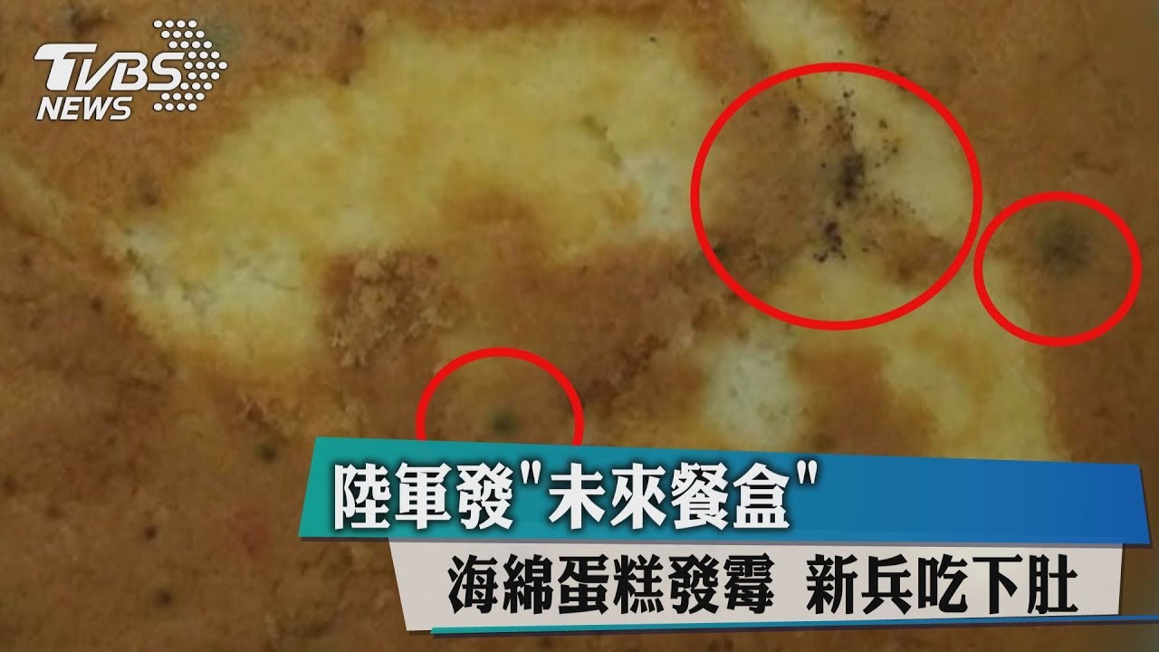 新兵吃下肚！陸軍發「未來餐盒」發霉海綿蛋糕　