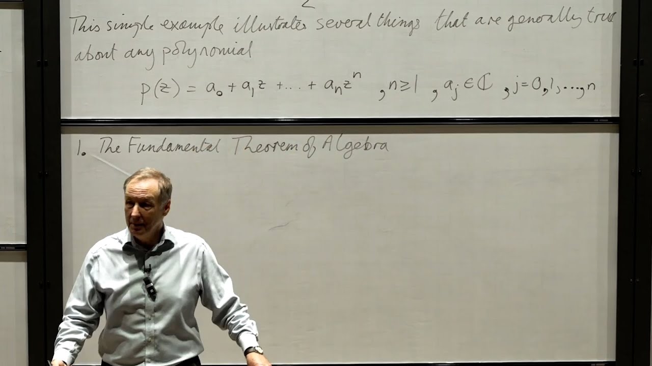 Introduction to Complex Numbers: Lecture 1 - Oxford Mathematics 1st Year Student Lecture