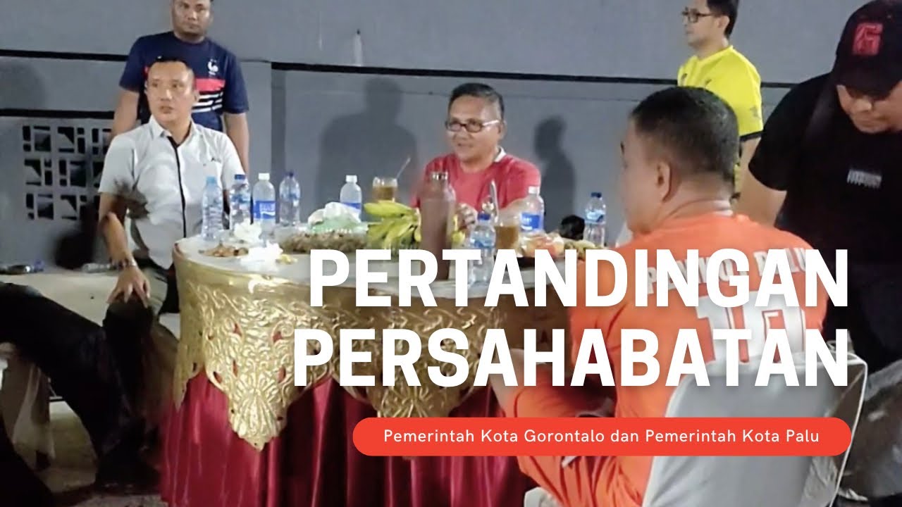 Pertandingan Persahabatan Pemkot Gorontalo Vs Pemkot Palu