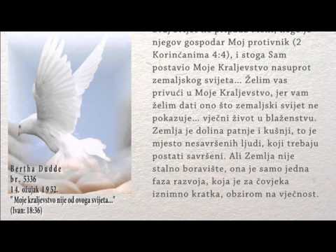 (Ivan 18:36) BD, br. 5336, 14. ožujak 1952. „MOJE KRALJEVSTVO NIJE OD OVOGA SVIJETA..." Ivan 18:36