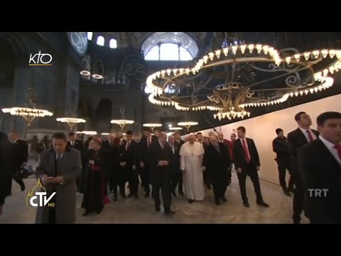 Visite du Pape François au musée Sainte-Sophie