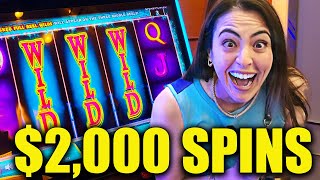 Our $2,000/Spin WON Us Our BIGGEST JACKPOT EVER at the Casino!