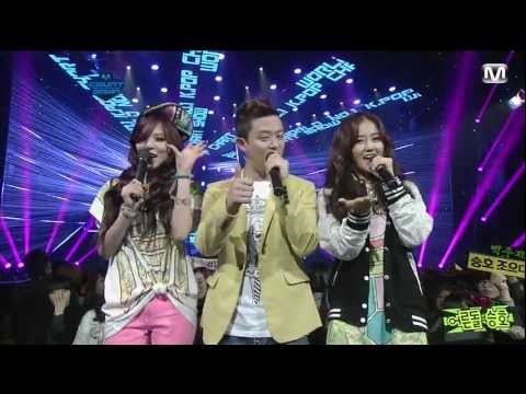 [HD 1080p] 120412 - HyunA,GaYoon - Mc Cut @  M!Countdown
