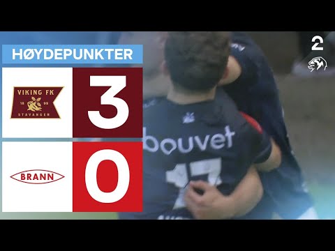 Viking 3 - 0 Brann - Høydepunkter