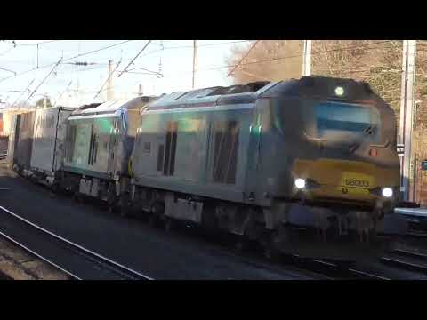 68003/68009 4m27 Mossend Yard - Daventry Modal, 2nd January 2023