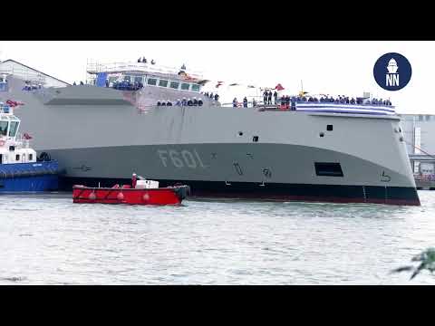 Greece’s First FDI HN Frigate "Kimon" Technically Launched by Naval Group