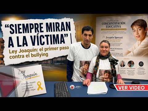 ❌"NO ES COSA DE CHICOS" | Mariela  y Martin Sperani sobre la Ley Joaquín y el bullying en Argentina