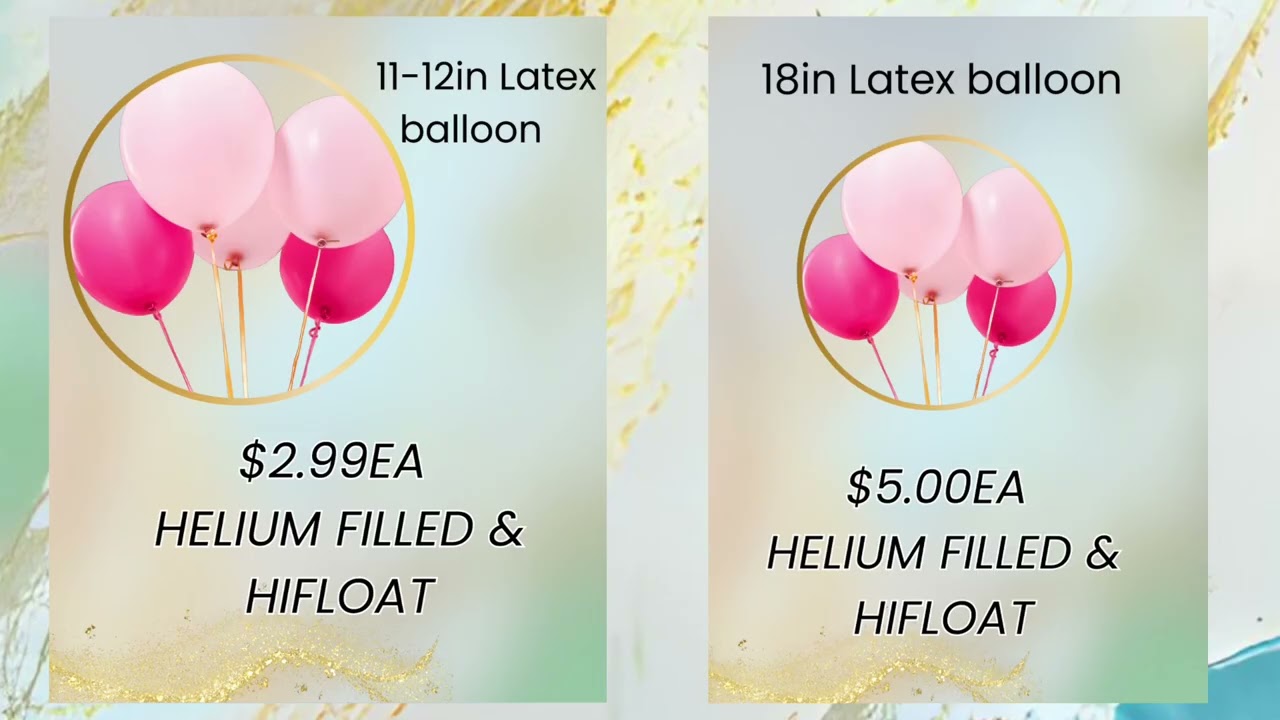 Promotional video thumbnail 1 for Lovelyloons Luxury Event Rentals and Decor