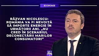 Răzvan Nicolescu: România va fi nevoită să importe energie în următorii ani