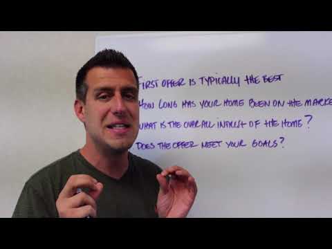 Should you accept the first offer on your home?