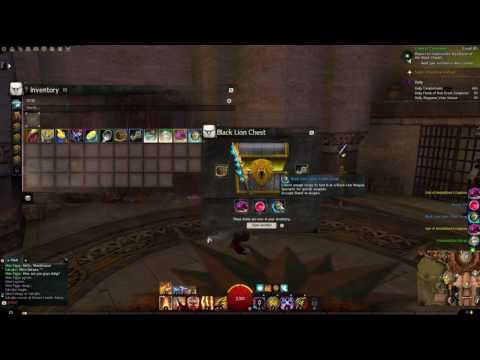 Guild Wars 2 - Opening Elemental Sword chest!