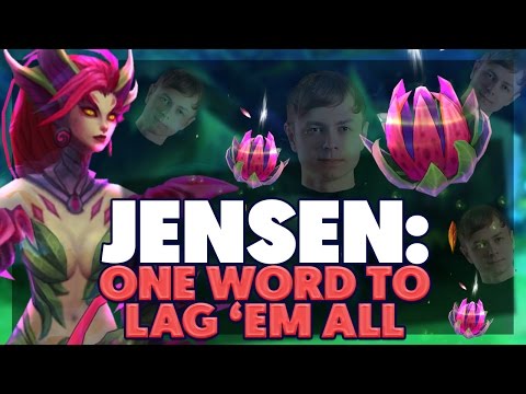 I BAIT THE ENEMY 50 TIMES, WHILE JENSEN DDOS' ME ( ZYRA SUPPORT CARRY) | BunnyFuFuu