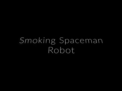 Smoking Spaceman Robot