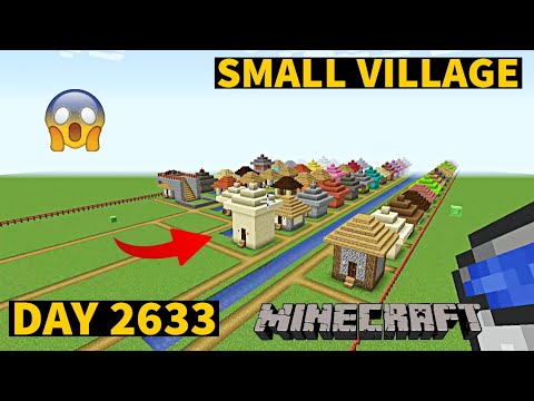 INSANE: Epic Small Village Built in 2023 Minecraft Creative!
