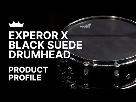 Emperor X Black Suede Drumhead | Remo