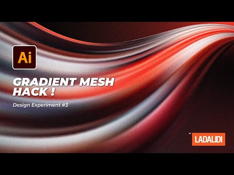 Create Advanced Gradient Mesh Tutorial Envelope Distort Trick in Adobe Illustrator Design Experiment