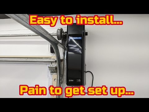 Garage Remodel - Installing the Wall Mount Garage Door Opener Chamberlain RJO70 - Technology FAIL