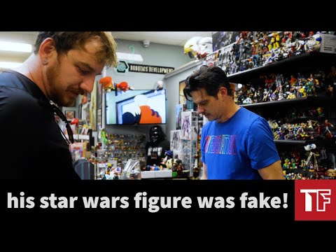 His Star Wars Action Figure was Fake!