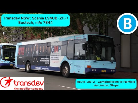 Transdev NSW: Scania L94UB (Nice ZF) / Bustech, m/o 7844