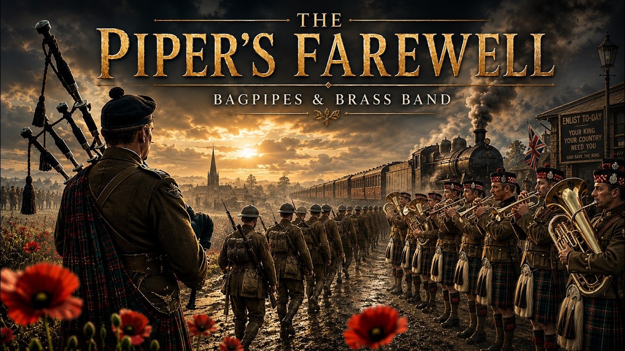 The Piper's Farewell for Bagpipes and Brass Band