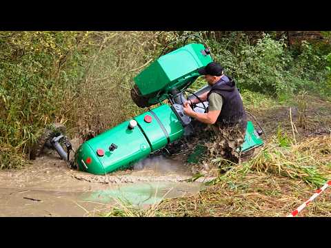 Převrácený traktor - Tractor Show Přehořov 2025