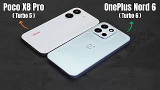 🔥 OnePlus Nord 6 vs Poco X8 Pro – Full Comparison & Gaming Camera Review! 🔥| Price in UK