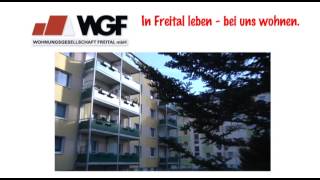 preview picture of video 'Wohnen bei der WGF in Freital-Hainsberg'