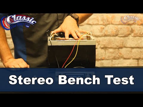 ClassicCarStereos - Stereo Bench Test