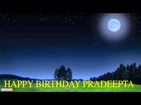 Pradeepta  Moon La Luna - Happy Birthday